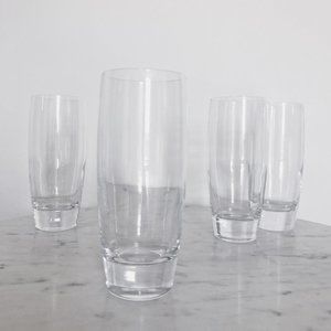 Crate and Barrel Otis Drinking Glass Set of 4